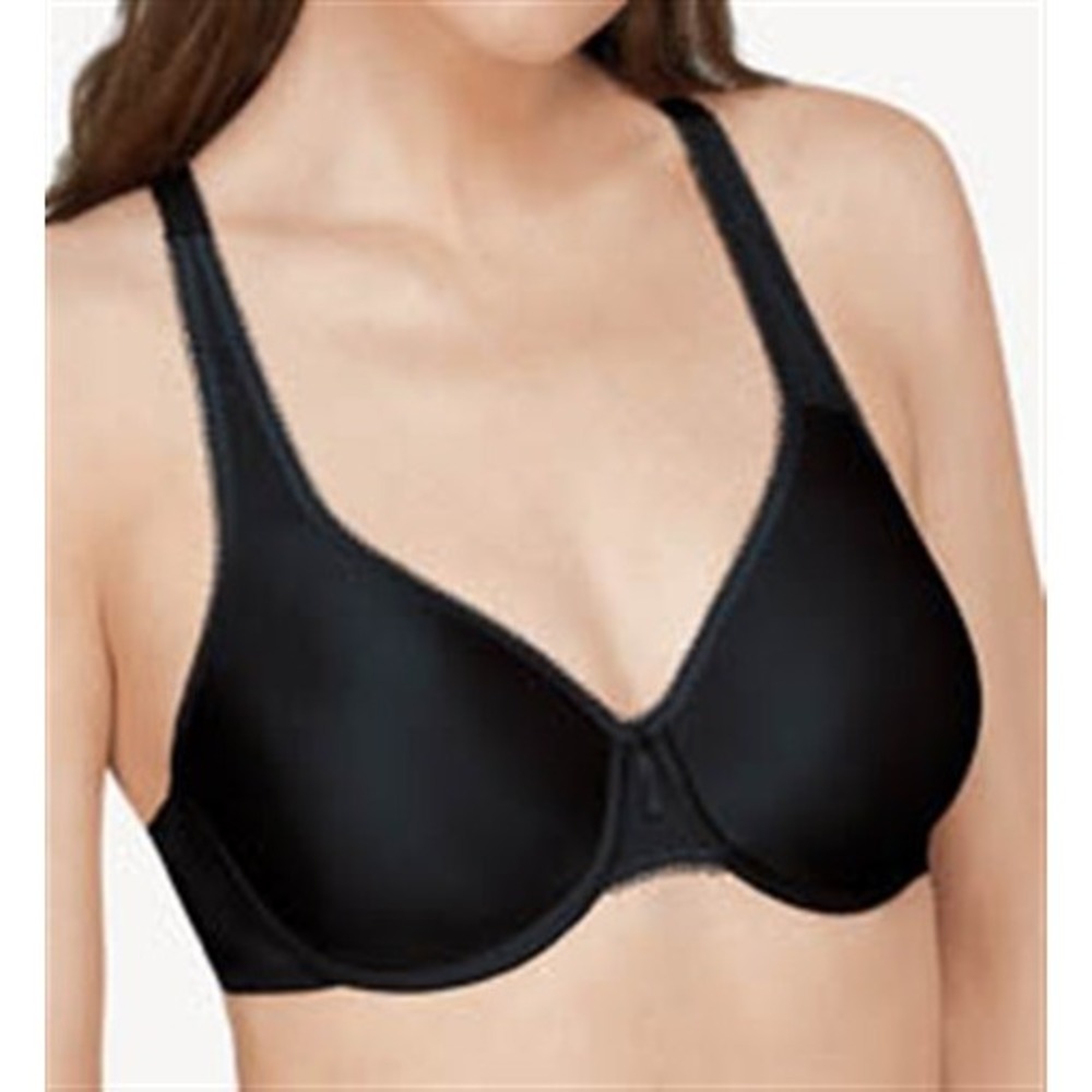 NWT Wacoal 36H Basic Beauty Full Figure Underwire Bra 855192 Black 117824